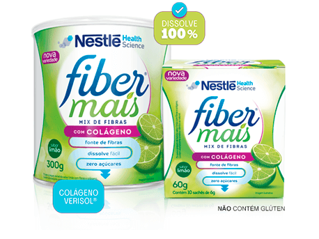 Fibermais® Com Colágeno Sabor Limão